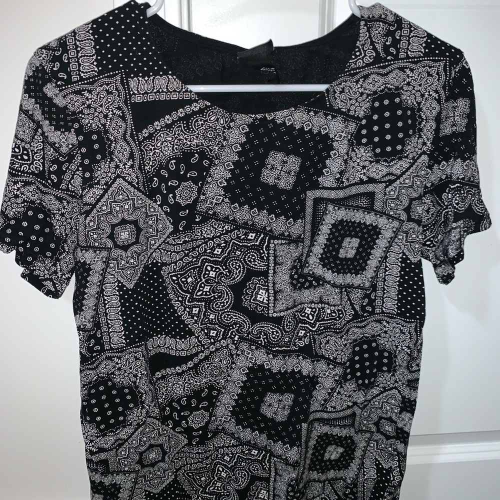 Black Paisley Shirt